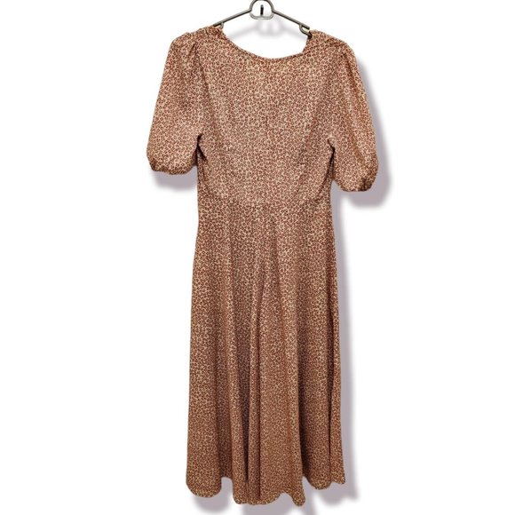 NEW - Maxi floral Puff Sleeve Dress - S - Picture 6 of 7